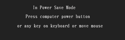 desktop monitor stuck in power save mode